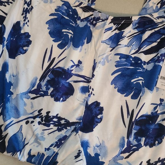 Elysian Blue & White Floral Pants - Picture 6 of 10
